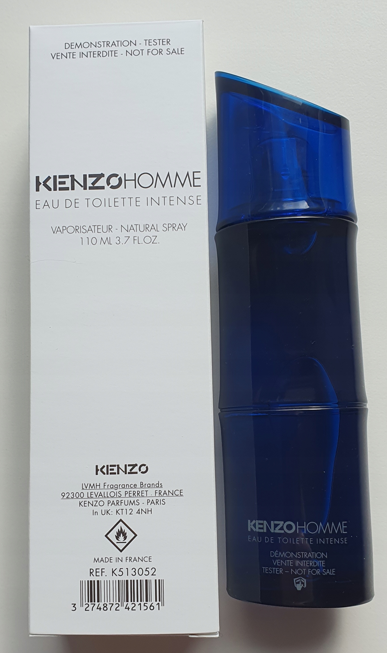 Kenzo Homme Intense Toaletná voda - Tester